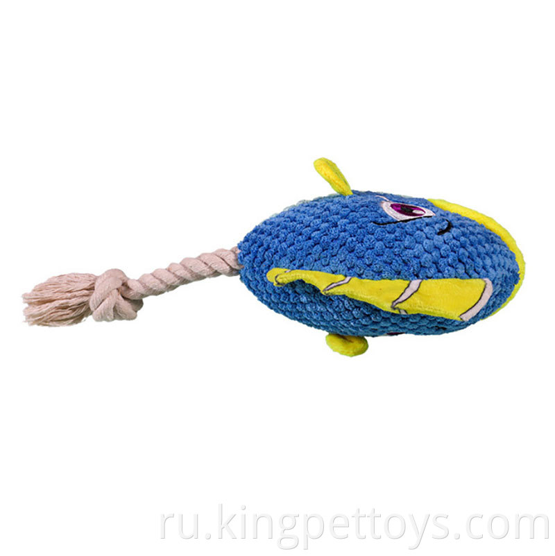 Squeaky Pet Plush Toy Whale